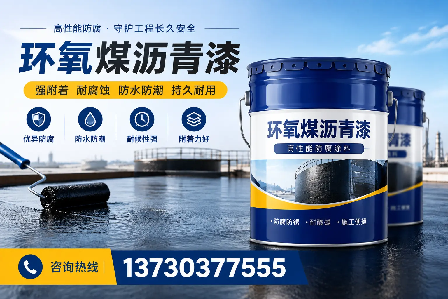 如何判断环氧煤沥青漆的质量?阳信消费者指南