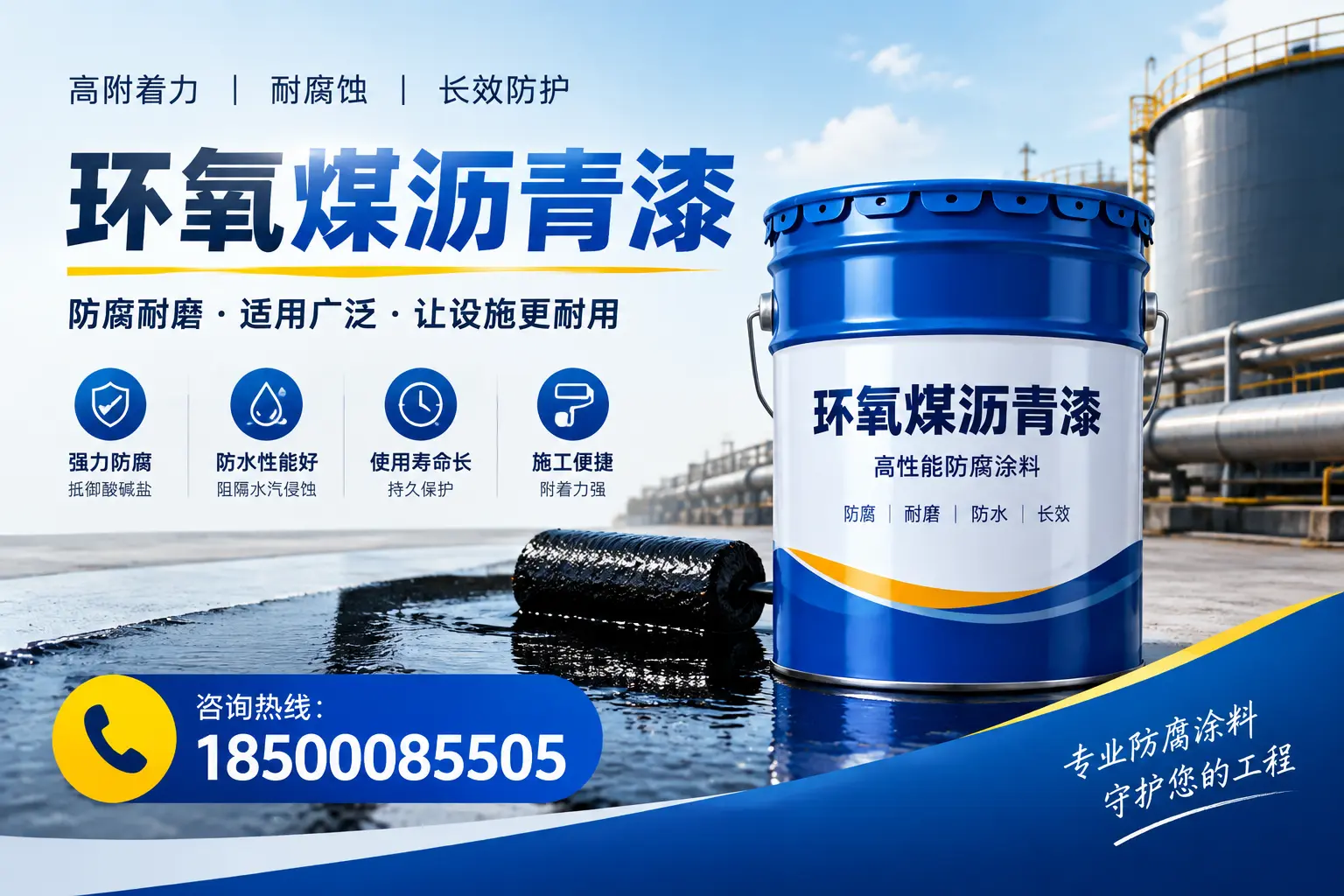 环氧煤沥青漆与其他涂料的对比分析，助力阳信企业决策